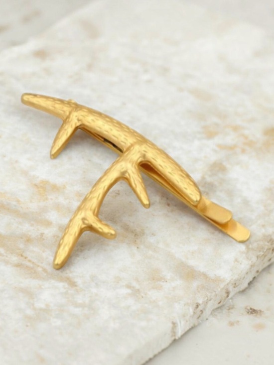 DK’S Design Co Accessories - BOUTIQUE Gold Deer Antler Hair Clip